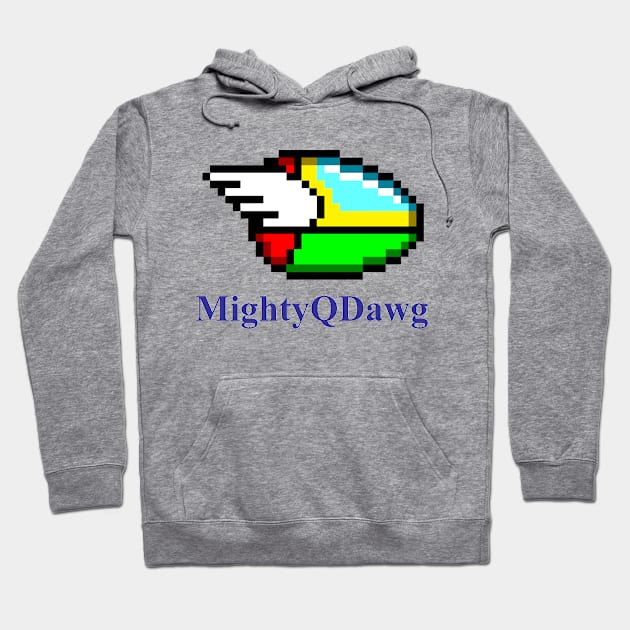 MightyQDawg Logo Hoodie by mightyqdawg